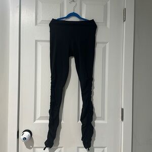Fabletics Mixed Media Black Legging